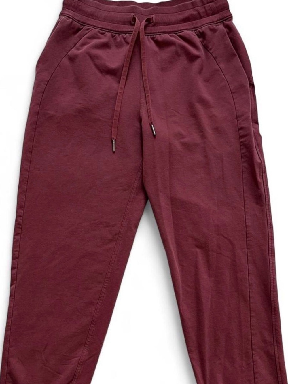 Women’s Burgundy Drawstring Jogger Pants
